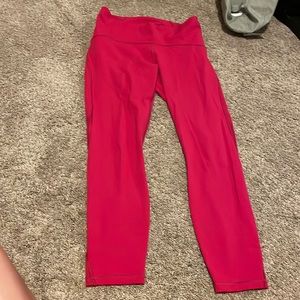 Pink Lululemon Leggings